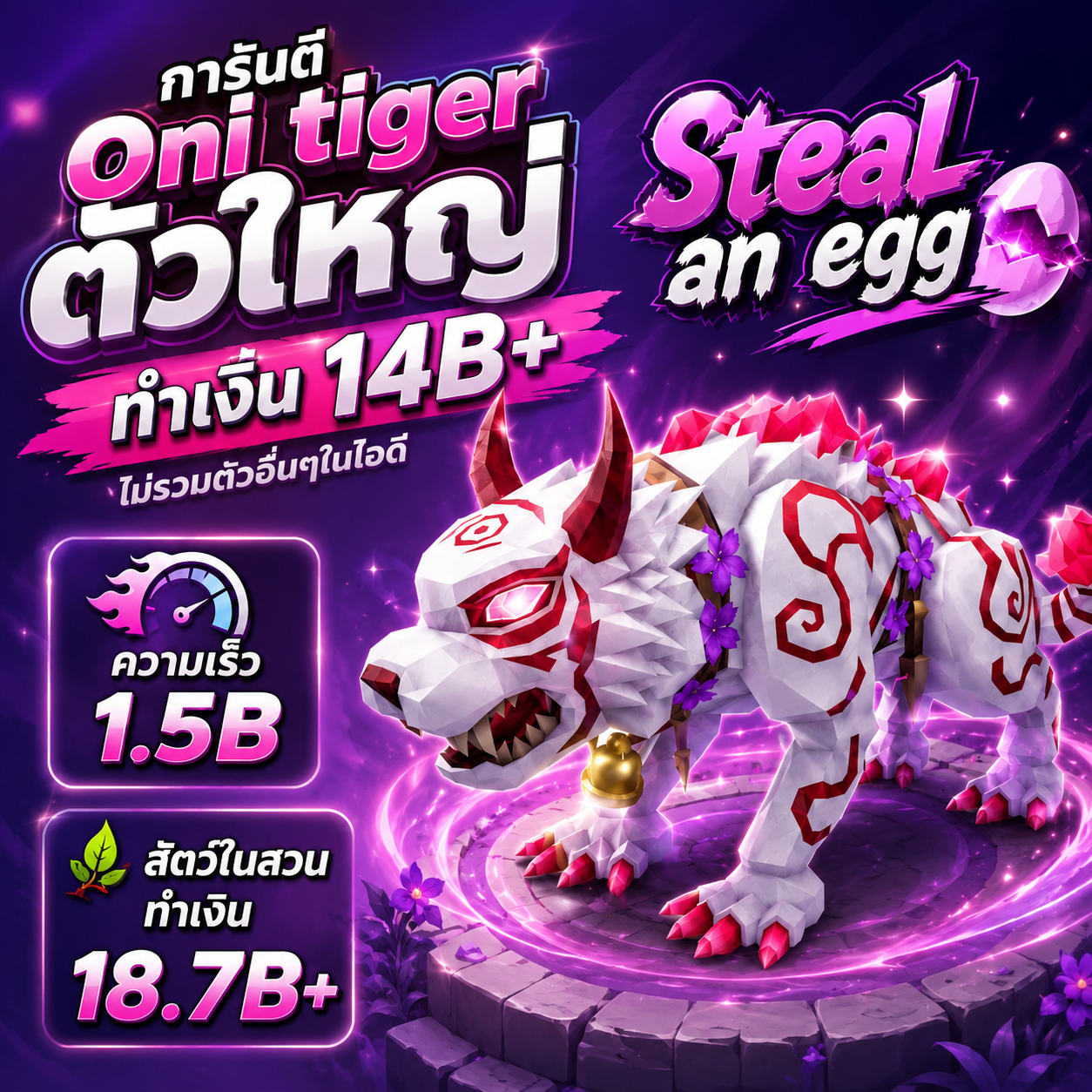 ไอดี Oni Tiger 14B (ทำเงินรวม18.6B)